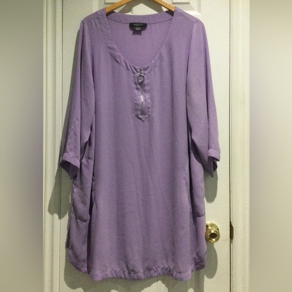 Michel Studio Lavender Tunic Top